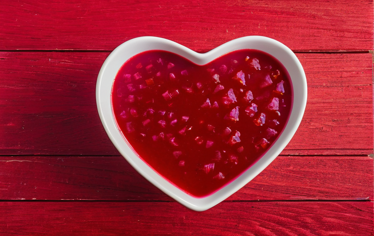 보르쉬 레시피 - Image Prompt 1: The Ruby Red Heart of Borsch**