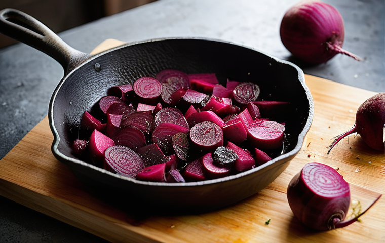 보르쉬 레시피 - Image Prompt 1: The Ruby Red Heart of Borsch**