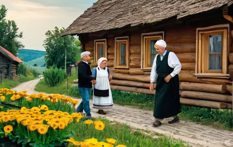 우크라이나 민족 구성 - **"A vibrant and diverse group of young adults and children, dressed in exquisite traditional Ukrain...