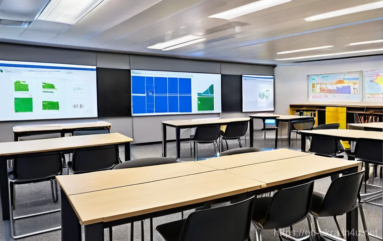 우크라이나 교육 제도 - **Prompt:** In a warm and inviting classroom setting, a compassionate female teacher, in her late 30...
